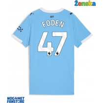 Manchester City Phil Foden #47 Domaci Dres za Ženska 2025-26 Kratak Rukav